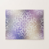 Mandala Aquarellnebel-Yoga-Zen Puzzle (Horizontal)