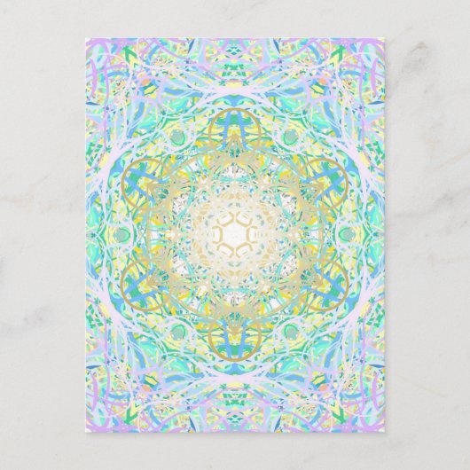 Mandala Art 3 Postkarte (Vorderseite)