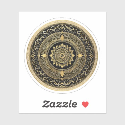 Mandala Art Aufkleber (Blatt)