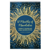 Mandala Art Calendar - 12 Monate Mandalase Kalender (Titelbild)