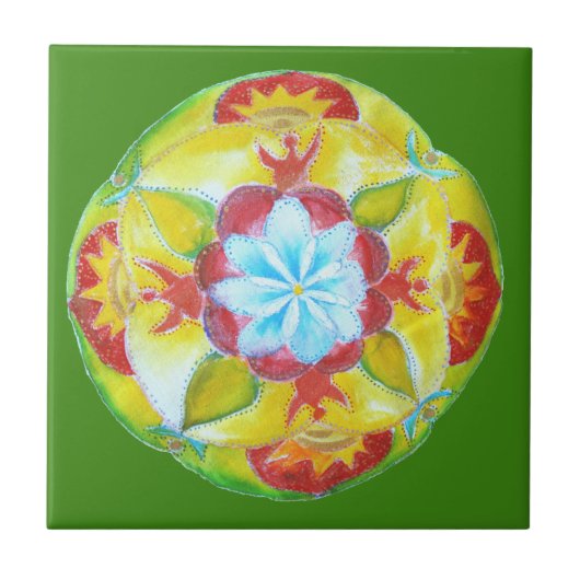 Mandala Art Custom Foto Tile Fliese (Vorderseite)