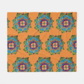 Mandala Art Fleece Blanket (Vorderseite (Horizontal))