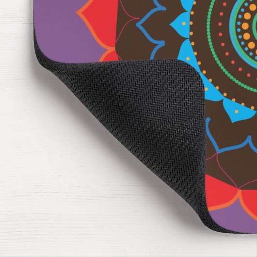 Mandala Art Foto Mousepad (Ecke)