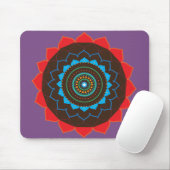 Mandala Art Foto Mousepad (Mit Mouse)