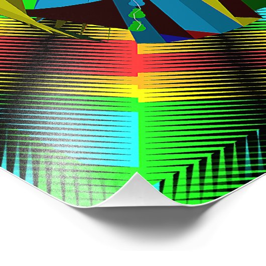 Mandala Art Fotodruck (Ecke)