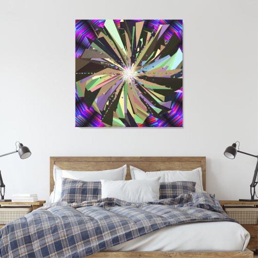 Mandala Art  Leinwanddruck (Insitu (Schlafzimmer))