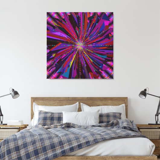 Mandala Art  Leinwanddruck (Insitu (Schlafzimmer))