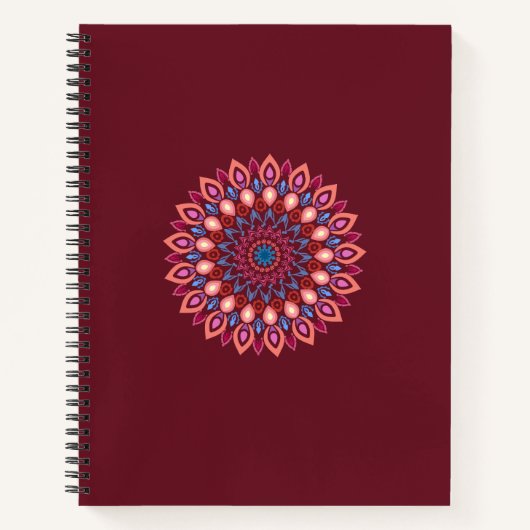 mandala art notebook notizblock (Vorderseite)