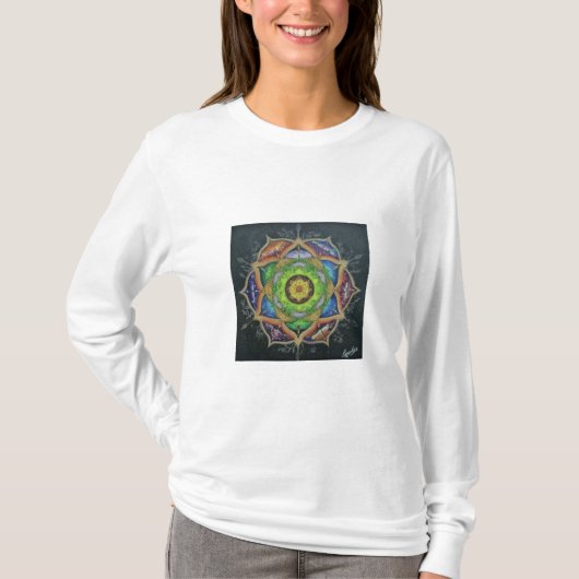 Mandala Art of human life Frauen T - Shirt (Vorderseite)