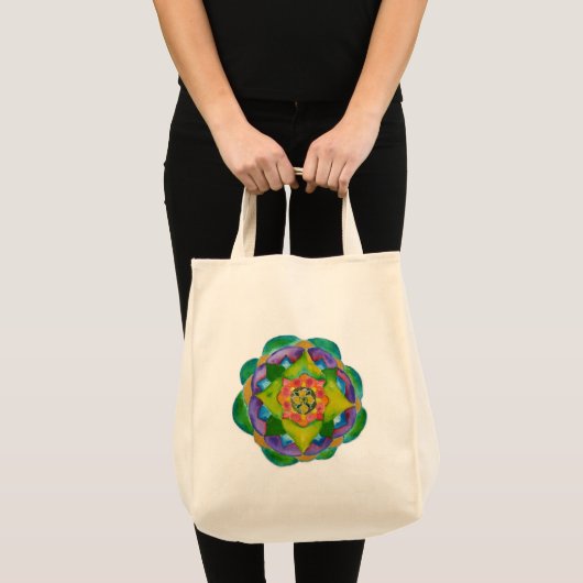 Mandala Art Painting Bag Tragetasche (Vorderseite (Produkt))