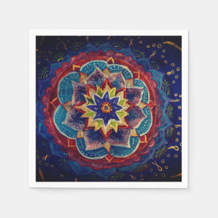 Mandala Art Paper Napkins Serviette