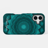 Mandala Art Phone Case - Add Your Love iPhone 16 Hülle (Rückseite (Horizontal))