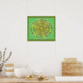 Mandala Art Poster (Küche)
