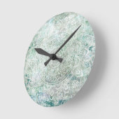 Mandala Art Runde Wanduhr (Winkel)
