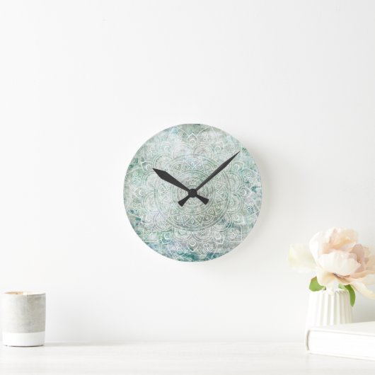 Mandala Art Runde Wanduhr (Zuhause)