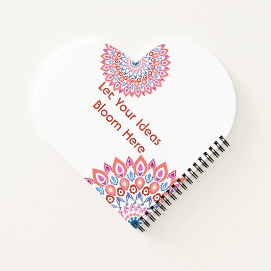 MANDALA ART Spiral Notebook Notizblock (Rückseite)