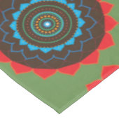 Mandala Art Table Tuch Tischdecke (Schrägansicht)