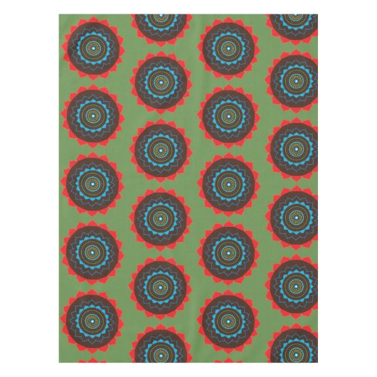 Mandala Art Table Tuch Tischdecke (Vorderseite)