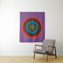 Mandala Art Wall Tapestry