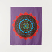 Mandala Art Wall Tapestry Wandteppich (Vorderseite)
