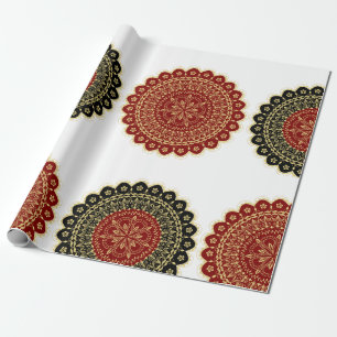 Mandala Art Wrapping Paper Geschenkpapier