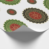 Mandala Art Wrapping Paper Geschenkpapier (Ecke)