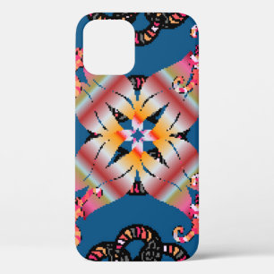 Mandala auf gelbem Hintergrund koloriert. Einladun Case-Mate iPhone Hülle