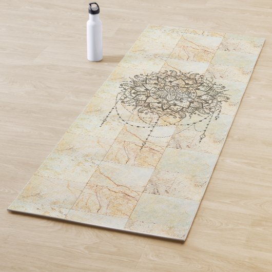 Mandala auf Marble Yogamatte (Beispiel)
