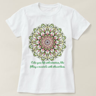 Mandala auf T - Shirt