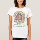 Mandala auf T - Shirt (Vorderseite)