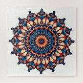 Mandala auf weiß puzzle (Horizontal)