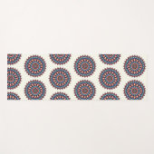 Mandala auf weiß yogamatte (Vorderseite (Horizontal))
