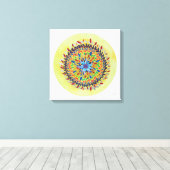 Mandala Áurea Leinwanddruck (Insitu (Holzboden))