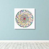 Mandala Aurora Leinwanddruck (Insitu (Holzboden))