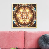 Mandala aus dem Herzen des Wandels 17 Wrapped Canv Leinwanddruck (Insitu (Wohnzimmer))