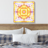 Mandala aus dem Herzen des Wandels 20 gezackte Can Leinwanddruck (Insitu (Schlafzimmer))