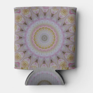 Mandala aus gelben Rosen Dosenkühler