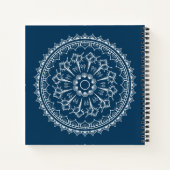 Mandala aus Muscheln Notizblock (Rückseite)