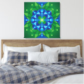 Mandala Awakening Leinwanddruck (Insitu (Schlafzimmer))