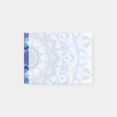 Mandala azul 12 post-it klebezettel (Vorderseite)