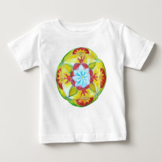 Mandala Baby T-shirt (Vorderseite)