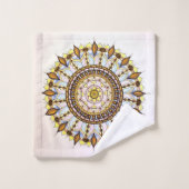 Mandala Badhandtuch Set (Waschlappen)