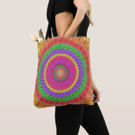 Mandala Ball Gelbe Crochet Style - Tasche