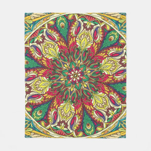 Mandala Bandana: Vintages Nahtloses Design. Fleecedecke