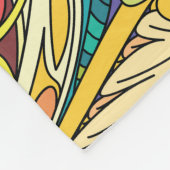 Mandala Bandana: Vintages Nahtloses Design. Fleecedecke (Ecke)
