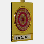 Mandala Banner-Ornament Gold (Rechts)