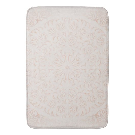 Mandala Baroque Blume Muster Design Badematte (Vorderseite Vertikal)
