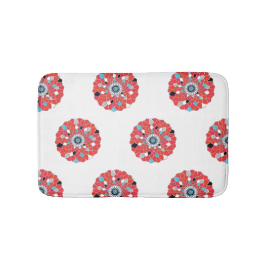 Mandala Bath Mat Badematte (Vorderseite)