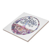 Mandala - Baum des Lebens im Paradies Fliese (Seite)