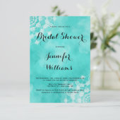 Mandala Beach Bridal Dusche Einladungen (Stehend Vorderseite)